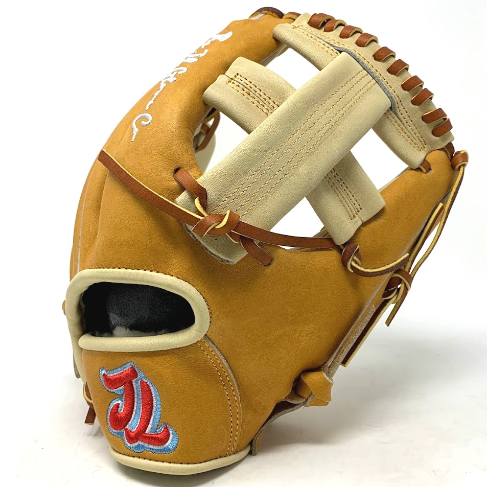 J.L. Glove Company combines beautiful design, professional quality material and demanding performance rigors to make the best baseball gloves available to competitive players. Founded and based in Austin, Texas. The gloves are constructed from select American Kip leather chrome tanned in Japan. Fur wrist liner for comfort and moisture management. The DR 03 has a medium-deep pocket depth that makes for a perfect glove around the field. The DR 03 features a medium depth pocket. With a true thumb to pinky close, the DR03 allows the rangy player to size up and still enjoy a nimble ball transfer around the infield. The J.L. Glove Company started with a vision shared by brothers Jeremy and Tyson Spring, two men raised in love with the game of baseball, obsessive about design that makes the game more beautiful, the player more confident, and the outs more plentiful. J.L. Glove Company are players, coaches, parents, designers, and baseball men. The J.L. Glove Company motto is 27 Outs. Go get One.