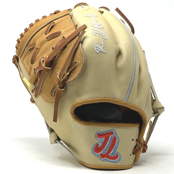 J.L. Glove Company combines beautiful design, professional quality material and demanding performance rigors to make the best baseball gloves available to competitive players. Founded and based in Austin, Texas. The gloves are constructed from select American Kip leather chrome tanned in Japan. Fur wrist liner for comfort and moisture management. The DR 03 has a medium-deep pocket depth that makes for a perfect glove around the field. The DR 03 features a medium depth pocket. With a true thumb to pinky close, the DR03 allows the rangy player to size up and still enjoy a nimble ball transfer around the infield. The J.L. Glove Company started with a vision shared by brothers Jeremy and Tyson Spring, two men raised in love with the game of baseball, obsessive about design that makes the game more beautiful, the player more confident, and the outs more plentiful. J.L. Glove Company are players, coaches, parents, designers, and baseball men. The J.L. Glove Company motto is 27 Outs. Go get One.