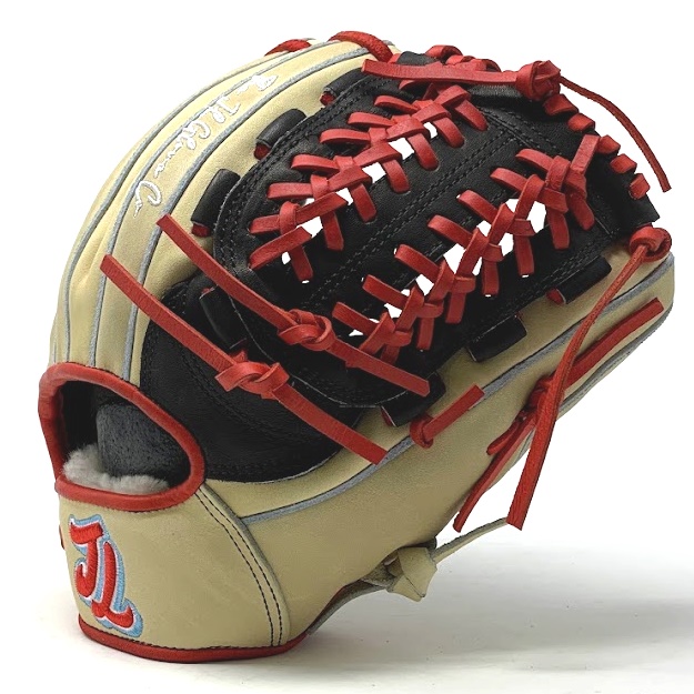 The RA08 is the ultimate utility player. Medium plus depth makes this RA08 a perfect glove for the infielder who like a little more pocket depth. It can also roam the grass. J.L. Glove Company combines beautiful design, professional quality material and demanding performance rigors to make the best baseball gloves available to competitive players. Founded and based in Austin, Texas. The gloves are constructed from select American Kip leather chrome tanned in Japan. Fur wrist liner for comfort and moisture management. The J.L. Glove Company started with a vision shared by brothers Jeremy and Tyson Spring, two men raised in love with the game of baseball, obsessive about design that makes the game more beautiful, the player more confident, and the outs more plentiful. J.L. Glove Company are players, coaches, parents, designers, and baseball men. The J.L. Glove Company motto is 27 Outs. Go Get One.