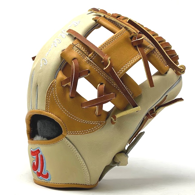 jl-glove-co-baseball-glove-so01-i-web-11-5-inch-0522-right-hand-throw SO01-115-I-522-RightHandThrow JL  SO 01 has a shallow pocket depth with broad neutrality in