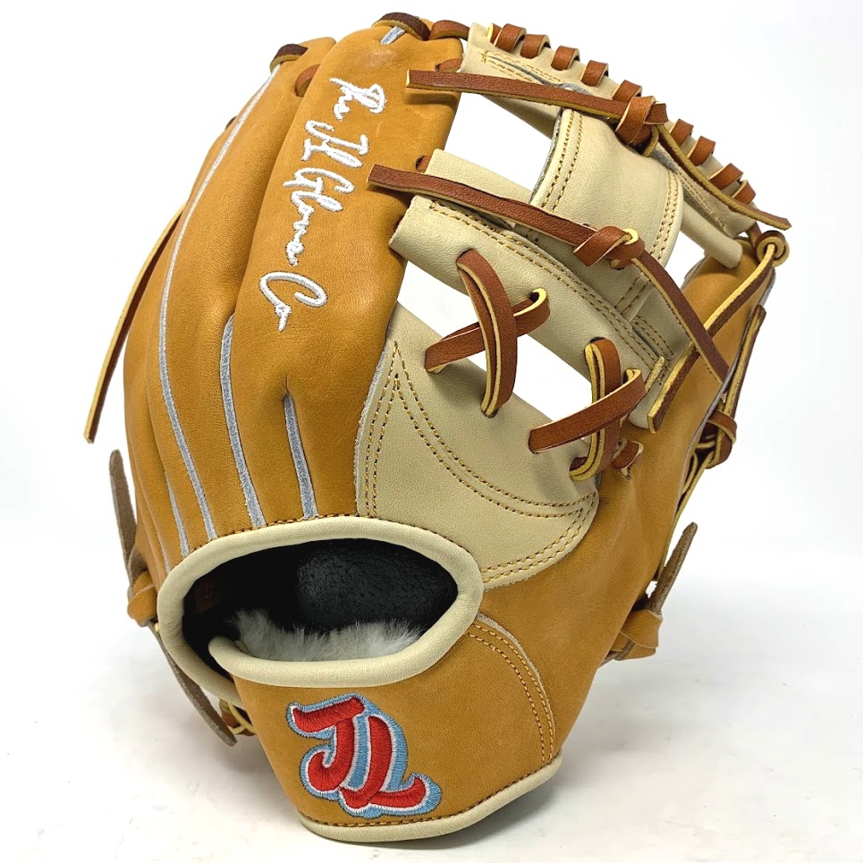 jl-glove-co-baseball-glove-so01-i-web-11-5-inch-0622-right-hand-throw SO01-115-I-622-RightHandThrow JL  SO 01 has a shallow pocket depth with broad neutrality in