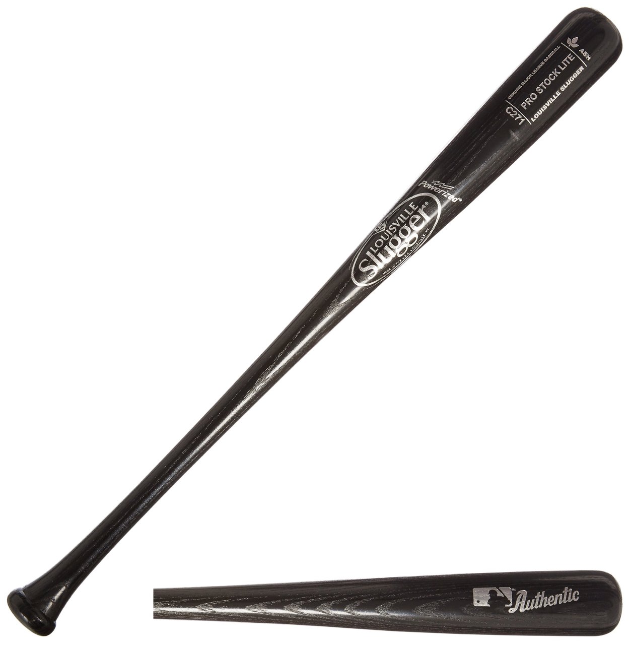 louisivlle-slugger-pro-lite-c271-black-5-wood-baseball-bat-29-inch WBPL271-BK-29 inch Louisville 044277054434 The Louisville Slugger Pro Stock Lite Wood Bat Series is made