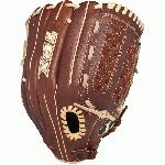 Genuine steerhide leather for strength and durability Oil-treated leather for a great feel and easier break-in Slugger Touch finger linings wick away perspiration from the player’s hand for control and comfort Dye-through lacing for durability Professional inspired patterns 12 12 outfieldpitcher pattern Closed back with finger hole “Checkmate” web