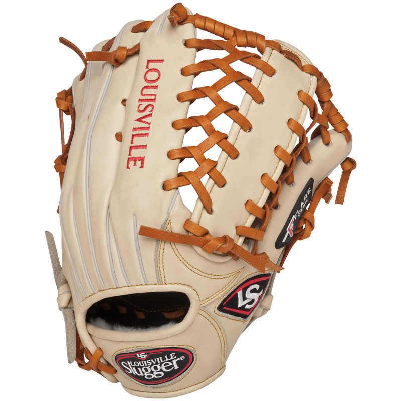 louisville-slugger-13-inch-fg-pro-flare-baseball-glove-outfielder-cream-right-hand-throw FGPF14-CR130-Right Handed Throw Louisville 044277006563 Louisville Slugger Pro Flare Fielding Gloves are preferred by top professional