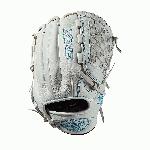 12 infield glove Closed weave web Memory foam wrist lining White and Aqua blue Female-specific patterns Needing minimal break-in and designed with memory foam wrist lining and patterns specific to female athletes, this 11.75 Xeno infield model features a Dual Post Web construction in a white and aqua blue design. When top-of-the-line leather meets a soft lining, a game-ready glove like no other is born. The Xeno is the perfect combination of style and feel for the young Fastpitch player. - 11.75 inch female specific model - Dual Post web - Top-of-the-line leather - Easy break-in - Memory foam wrist lining