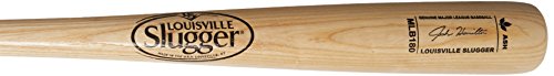 Turning models for the wood baseball bats are randomly selected from C271, P72, C243, R161, T141, and K55. Autographs are assorted. Louisville Slugger's WB180BB-NA Ash Wood Bat is strong and light weight. It is more flexible than maple, meaning it won't break as easily, and will give you a larger sweet spot. Performance Grade Wood Ash. Finish Natural.