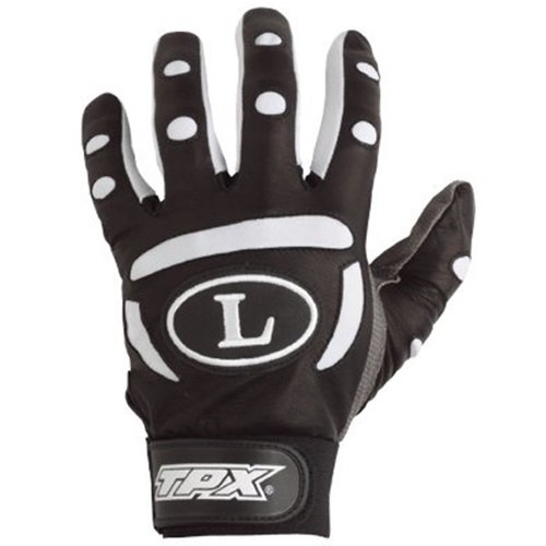 louisville-slugger-bg25-adult-tpx-pro-batting-gloves-1-pair-black-small BG25-BlackSmall Louisville 044277626877 The BG25 TPX pro design series features a professional pattern with