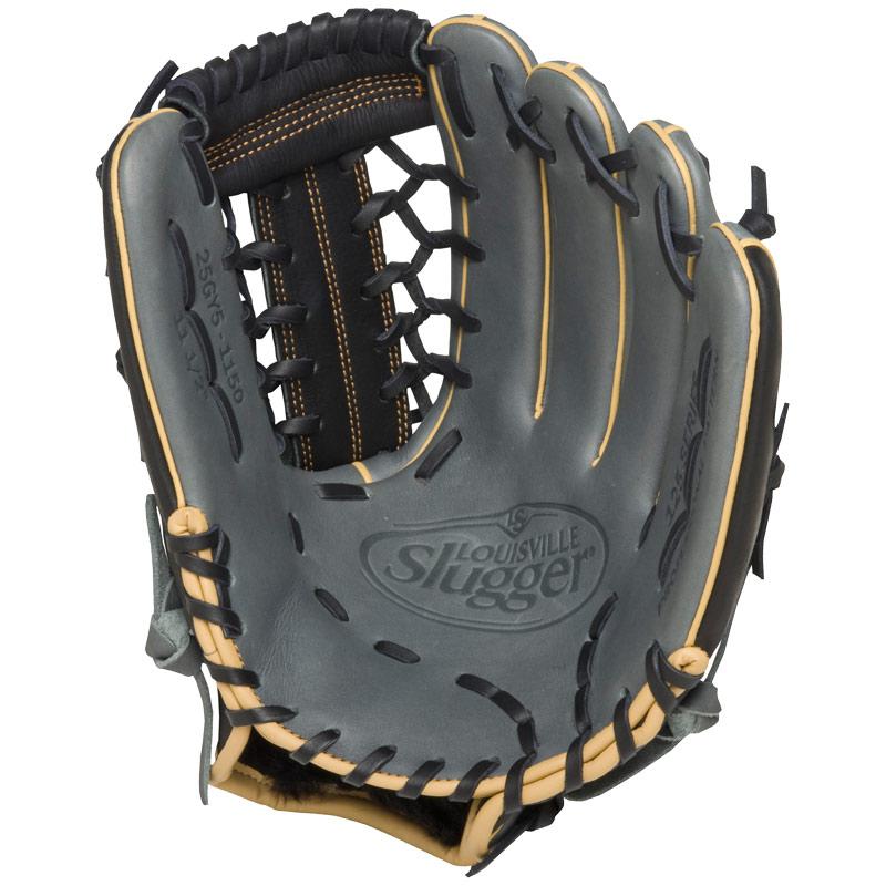 louisville-slugger-fg25gy5-125-series-gray-fielding-glove-11-5-inch-left-hand-throw FG25GY5-1150-Left Handed Throw Louisville 044277052676 Louisville Slugger 125 Series. Built for superior feel and an easier