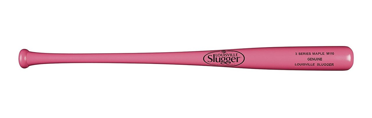 louisville-slugger-genuine-series-3-pink-maple-m110-baseball-bat-33-inch W3M110A16-33INCH Louisville 887768508807 Baseballs biggest hitters choose maple for its harder hitting surface and