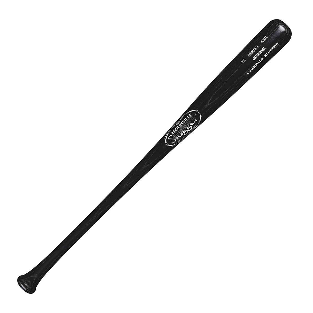 Louisville Slugger's adult wood bats are pulled from their original production line for some minor flaw that will not affect the bat's performance. These small production errors mean deep savings on superior bats ideal for practice, batting cages or even games. Series 3X Ash Black Finish Mixed Turning Model Regular Finish