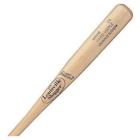 Louisville Slugger Hard Maple Baseball Bat Natural (32 Inch) : Rock Hard Maple provides the player with great maple wood at a great value. Cupped end for greater bat speed and performance Assorted turning models will be randomly selected based on moisture content of wood at time of harvesting and cutting of logs (models shown may or may not be what you receive)(available turning models C271, P72, S318, C243, R161, T141, I13, M110). Natural hardened finish.