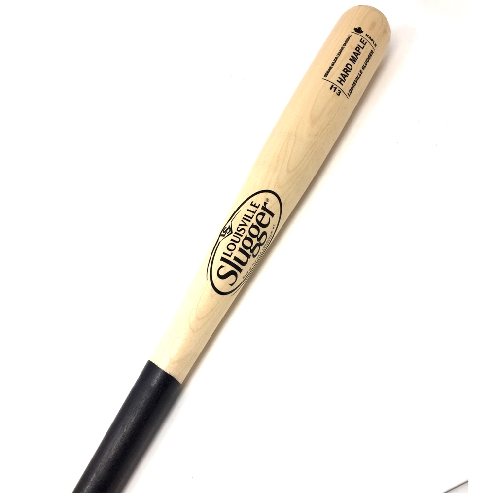 Louisville Slugger hard maple I13 turning model wood bat. 33 inches. Cupped.