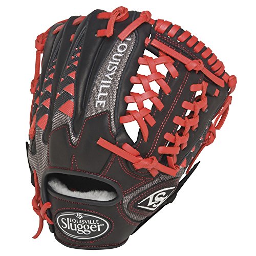 Louisville Slugger HD9 11.5 inch Baseball Glove (Scarlet, Left Hand Throw) : The HD9 Series is built with revolutionary hybrid leathermeshkanga weave construction for the lightweight performance and durability demanded by high-level players. Offered in many colors, the HD9 series helps each player stand out on the field.