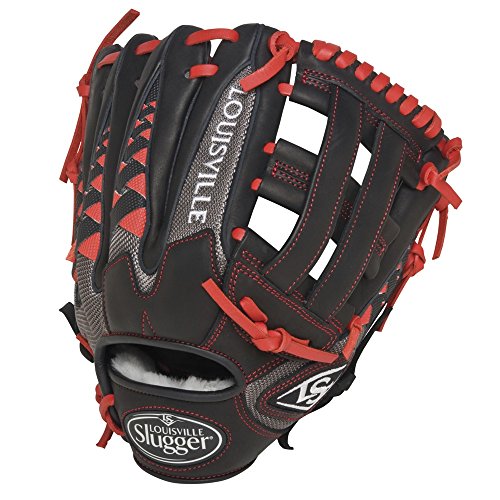 Louisville Slugger HD9 11.75 inch Baseball Glove (Scarlet, Right Hand Throw) : The HD9 Series is built with revolutionary hybrid leathermeshkanga weave construction for the lightweight performance and durability demanded by high-level players. Offered in many colors, the HD9 series helps each player stand out on the field.