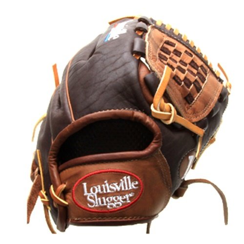 Louisville Slugger IC1200 Icon Series 12 Baseball Glove (Left Handed Throw) : Handcrafted from American steer hide. Extra-wide laces for ultimate durability. Perforated palm lining provides enhanced feel. Top professional patterns.