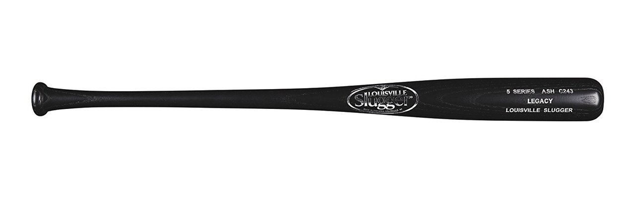 louisville-slugger-legacy-ash-c243-wood-baseball-bat-32-inch W5A243A16-32 Louisville 887768508531 Wood Series 5 Ash Finish Matte Black Top Coat Regular Matte