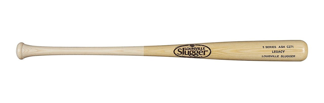 louisville-slugger-legacy-series-5-ash-c271-wood-baseball-bat-33-inch W5A271A16-33 Louisville 887768508609 Wood Series 5 Ash Finish Natural Top Coat Regular Gloss Turning