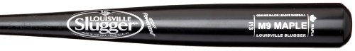 Louisville Slugger M9 Maple Wood Baseball Bat I13 33 Inch Louisville Slugger M9 Maple. 1516 Inch Handle. Approximate -2 Length to Weight Ratio. Black Smith Finish. Kiln Dried for Optimum Moisture Content. Large Barrel. Maple Wood. Pro Cupped End. Turning Model I13. Maple is a very dense timber with a greater surface hardness than ash. Many players believe this hardness gives them better performance. Maple is a closed-grain timber, making it less prone to flake like ash and allowing for more durability. Maple is generally considered as more popular right now. It has become prominent over the last decade, driven by MLB players using maple.