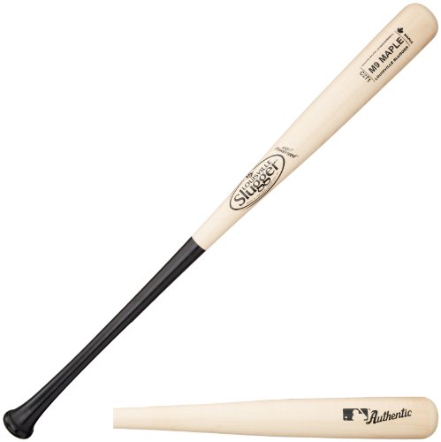 louisville-slugger-m9-maple-wood-bat-71-cbh-34-inch WBM914-71CBH-34 Inch Louisville 044277005580 Louisville Slugger M9 Grade Maple wood bat with black handle and