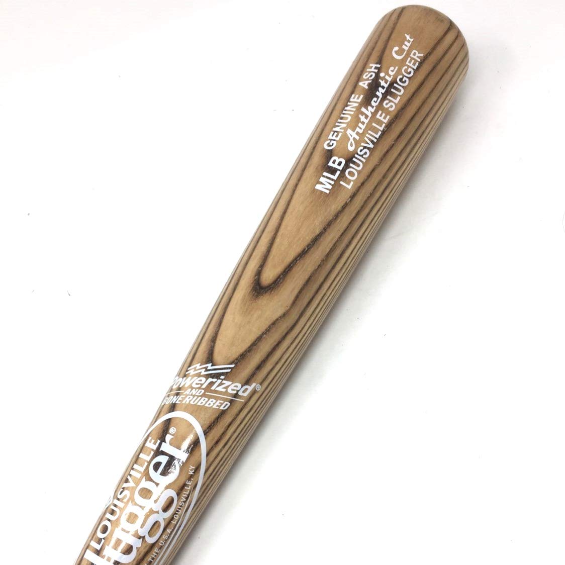The Louisville Slugger Ash Wood Bat Series is made from flexible, dependable premium ash wood. Despite a lightweight feel, the bat maintains all the durability with the flexibility you expect from an ash bat.