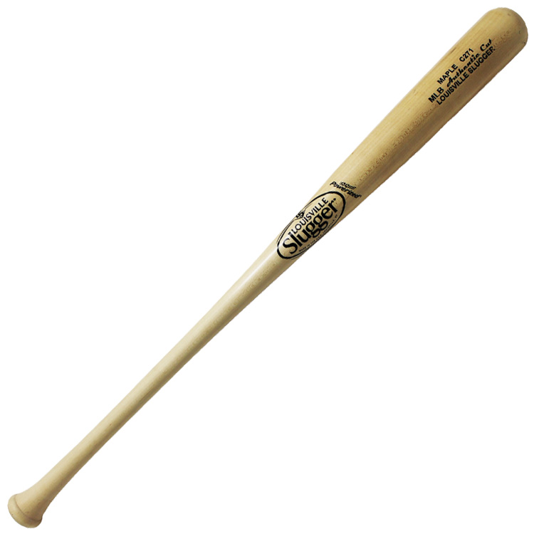 louisville-slugger-mlb-authentic-cut-maple-c271-natural-high-gloss-unfinished WBCM271-NG33BK Louisville 044277133849 Inspired by the Pros. Crafted for You. MLB Authentic Cut features
