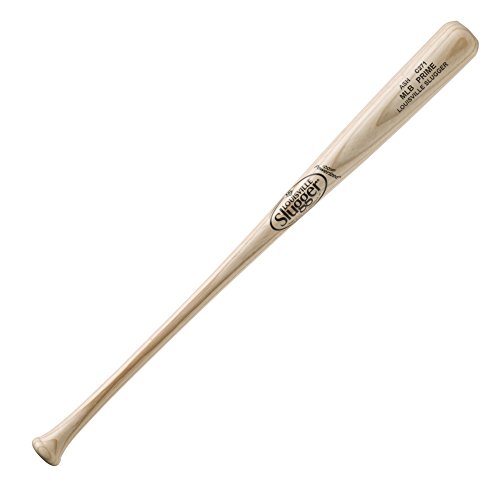 Louisville Slugger MLB Prime Ash C271 Natural High Gloss Wood Baseball Bat (32 inch) : Louisville Slugger Prime Ash. Stronger. Harder. Farther. MLB Prime gives you the chance to swing the EXACT same bat as the big leaguers. MLB Prime is built with the best quality Veneer wood, Amish craftsmanship, our exclusive 360 degree compression to increase hardness, our advanced finish system and is now bone-rubbed for a visible hardness. Ash gives you strong timber, and lighter weight. Pound for pound, Ash is the strongest timber available. Ash tends to flex, giving the hitter a more flexible sweet spot. Ash is available in the widest range of turning models.