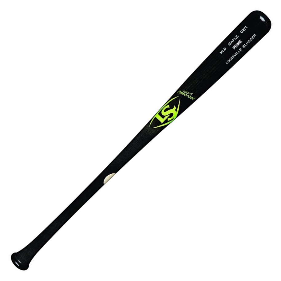 louisville-slugger-mlb-prime-c271-wood-baseball-bat-maple-black-34-inch WPM271B16-34IN Louisville 887768484866 New EXO ARMOR Finish MLB Ink Dot Maple Bone Rubbed Medium