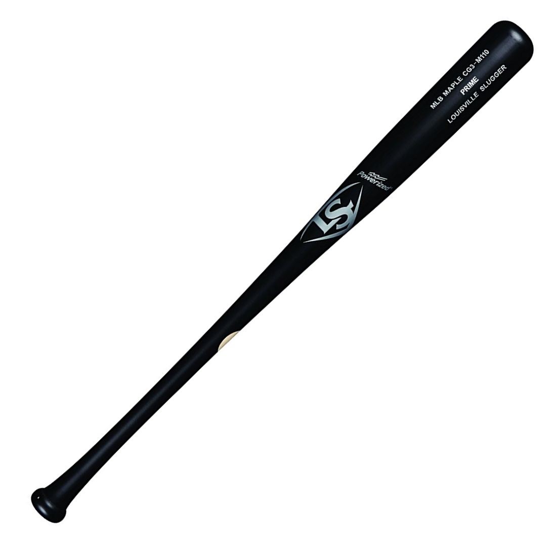 Curtis Granderson took the M110, one of Louisville Slugger's top five most popular turning models at the Major League level, and personalized it with a black matte finish. The M110, developed in 1944, is one of Louisville Slugger's oldest turning models still being used today and featurings the lightest swing weight of Louisville Slugger's PRIME models. This model uses a denser starting billet to create a more consistently hard bat and a slightly thicker handle for a balanced feel, giving you maximum control when you bring the bat through the zone. All MLB PRIME bats -- made exclusively with the MLB grade wood, a standard met by only 3% of our wood -- now feature EXOARMOR, a revolutionary finish that is twice the hardness of a regular bat. - New EXO ARMOR Finish - MLB Ink Dot Maple - Bone Rubbed - Cupped End - Large BarrelStandard Handle - Balanced Swing Weight - CG3-M110 Turning Model
