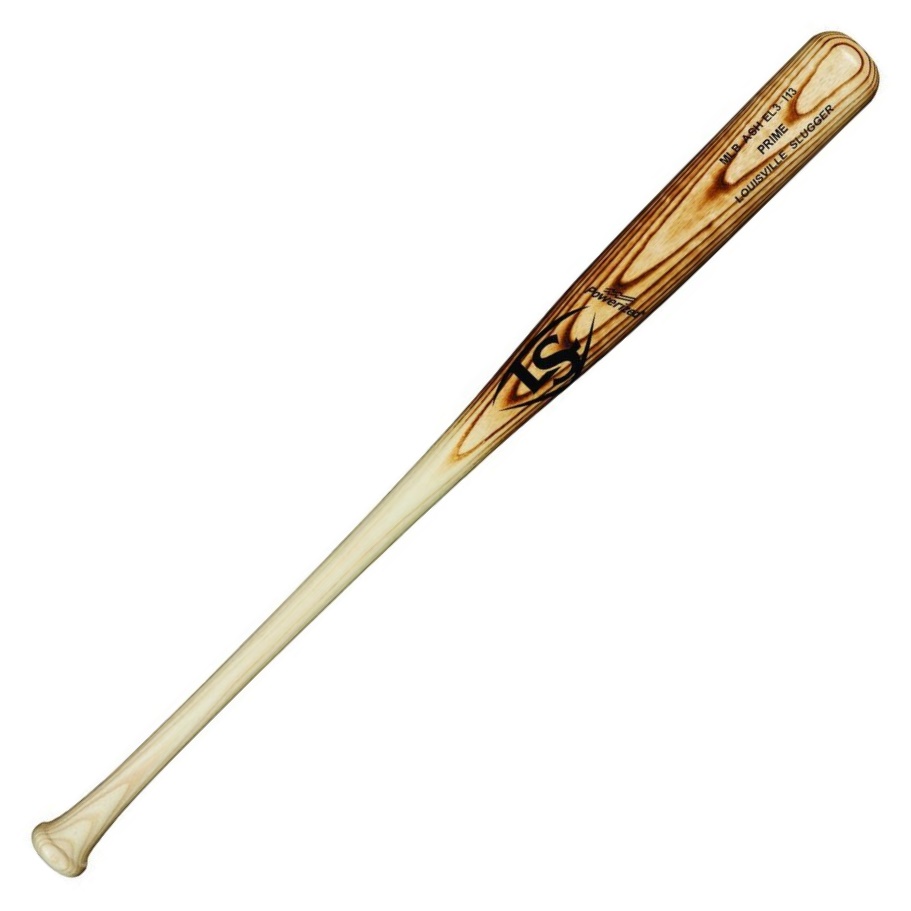 Ash is known as the original Major League wood species and has appeared in millions of at-bats throughout baseball history, and has served as the preferred species of the majority of Hall of Famer players. Ash bats are generally lighter than both Maple and Birch species and the wider grain structure in Ash bats gives them both a lighter weight feel and more flexibility upon contact. When swinging an Ash model, it is important to have contact on the straight grains. You should always swing with the center brand label facing straight up or straight down. This method will ensure that you are hitting on the strongest side of the bat for maximum performance and durability EXO ARMOR Finish: ALL PRIME bats now feature EXO ARMOR, a revolutionary finish that doubles the surface hardness from previous PRIME bats; making this new line of PRIME the hardest bats in the game. Engineered for maximum hardness, this finish is sprayed on each bat with at least 5 layers to ensure you will immediately notice a superior feel and unmatched sound upon contact. Ink Dot: The Ink Dot is the stamp of the highest quality wood bat. Louisville Slugger ink-dotted bats that meet slope-of-grain are approved for play in Major League Baseball. Every Maple and Birch Louisville PRIME bat carries this stamp of approval. POWERIZED: POWERIZED represents the highest quality care and craftsmanship that can be put into the making of a Louisville Slugger wood bat. Only MLB PRIME bats will carry the POWERIZED mark.
