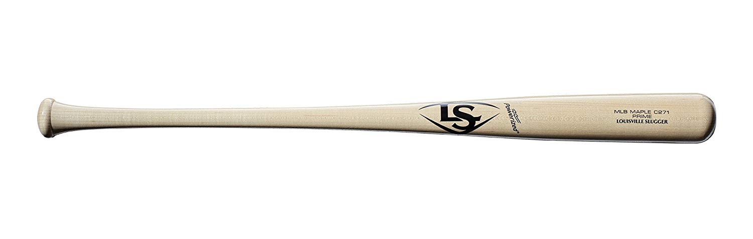 MLB Maple with C271 turning model and MLB ink dot Swing Weight: Most Balanced (1) Three coats of EXOARMOR top coat - doubles hardness Bone-rubbed, cupped Finish: Black (High-Gloss) Seamless Decals: White.