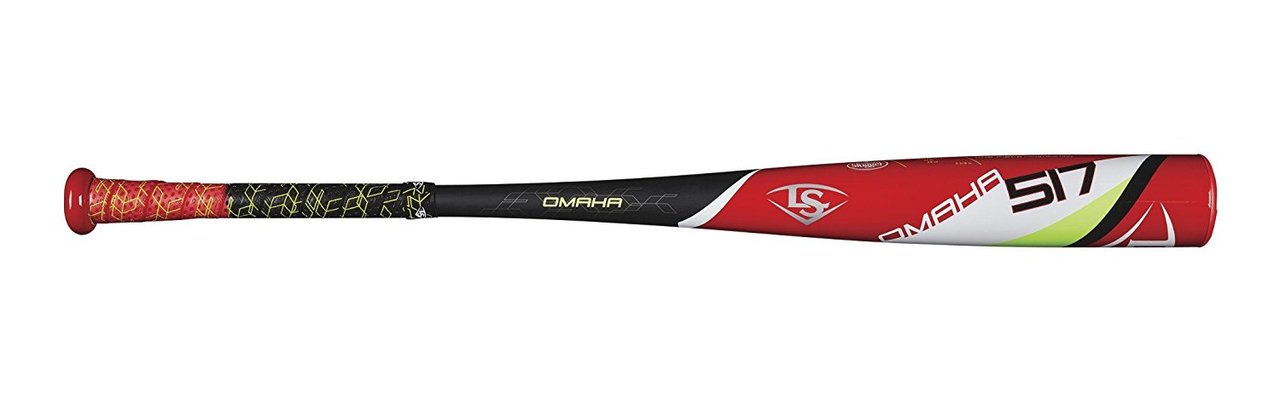 Proven performance at the highest level is what makes the Omaha 517 one of the most tried and true models in baseball for over a decade. Still, the bat continues to evolve. This year, the Omaha 517 features an improved ST 7U1+ Alloy blend to help strengthen the metal and deliver an even more durable one-piece bat. The Omaha is more end-loaded than the Prime 917 and Solo 617 models, making hit perfect for power hitters and elite ballplayers at the travel and college level. Comes with a 1 year manufacturer's warranty from Louisville Slugger. - -3 Length to weight ratio - 2 58 inch barrel diameter - 1-Piece ST 7U1+ Alloy Construction - Huge sweet spot and stiffer feel on contact - Balanced swing weight - Custom Lizard Skin premium performance grip - 3132 inch tapered handle - Approved for play in BBCOR