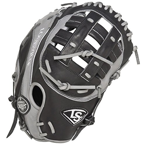 Louisville Slugger Omaha Flare First Base Mitt 13 inch (Right Handed Throw) : Louisville Slugger First Base Mitt. The Omaha Flare Series combines Louisville Slugger's iconic Flare design and professional patterns with game-ready performance leather. The flare technology gives you up to 15% wider fielding surface vs. a traditional pattern. Giving you a quick break-in, quick ball-transfer and quick inning.