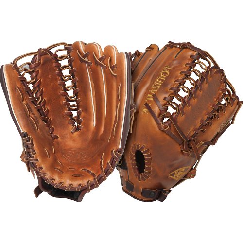 The Louisville Slugger Omaha Pro series brings together premium shell leather with softer linings for a substantial feel that is game-ready off the shelf. The unique, vintage leather gives each glove a personality of its own.