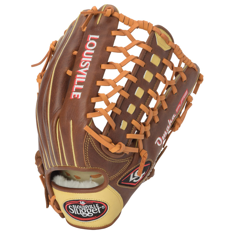 louisville-slugger-omaha-pure-baseball-glove-brown-12-75-inch FGPRBN6-1275-LeftHandThrow Louisville 044277133115 12.75 Inch Pattern Based Off of Louisville Slugger s Professional Glove