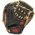 The Omaha Series 5 delivers standout performance in an all new line of Louisville Slugger Baseball Gloves. The series is built with premium Cambio leather in a full range of professional patterns perfect for players moving up into the higher levels of baseball. Omaha Series 5 Catcher s Mitt 33.5 Features Premium Grade Cambio leather shell Unique Edge-Lace design for additional stability Full grain leather palm lining Premium lacing 33.5 Catcher s pattern Open Back Closed Web One Year Manufacturer s Warranty