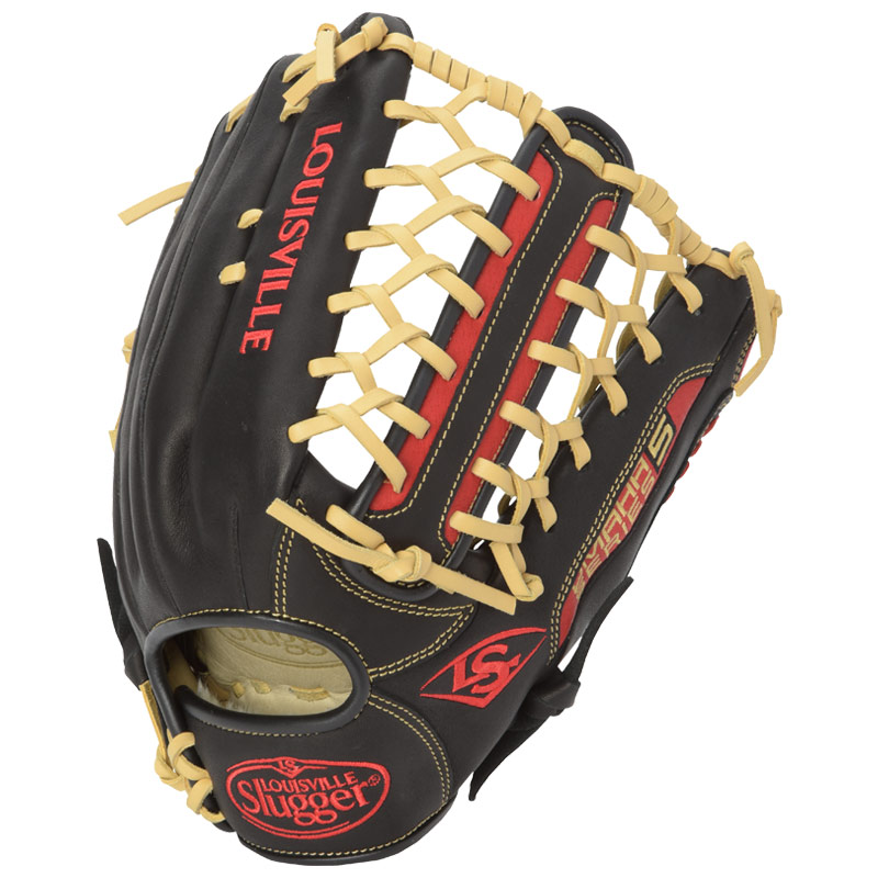 The Omaha Series 5 delivers standout performance in an all new line of Louisivlle Slugger gloves. The series is built with premium Cambio leather in a full range of professional patterns, perfect for players moving up into the higher levels of baseball. Features Professional pattern. Premium Grade Cambio leather shell. Unique Edge-Lace design for additional stability. Full grain leather palm lining. Premium lacing. Louisville Slugger has sold more than 100,000,000 bats, making it without question the most popular bat brand in baseball history. Louisville Slugger continues to dominate the game in both wood and aluminum bat categories. 60% of all Major League players currently use Louisville Slugger. And in the past decade, seven national college baseball champions hammered their way to the top with Louisville Slugger TPX bats. In recent years, Louisville Slugger has gone far beyond bats, providing performance technology in the form of fielding and batting gloves, helmets, catchers' gear, equipment bags, training aids and accessories. In addition to its on-field performance products, Louisville Slugger offers personalized, miniature, commemorative and collectible bats.