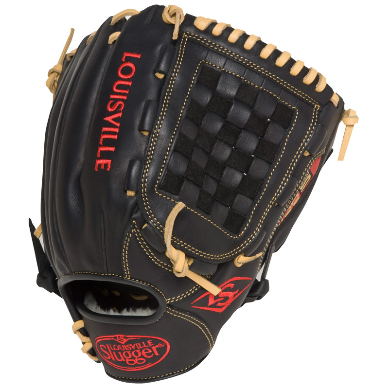 The Omaha Series 5 delivers standout performance in an all new line of Louisville Slugger Baseball Gloves. The series is built with premium Cambio leather in a full range of professional patterns, perfect for players moving up into the higher levels of baseball. Omaha Series 5 12 Ball Glove Features Premium Grade Cambio leather shell. Unique Edge-Lace design for additional stability. Full grain leather palm lining. Premium lacing. 12 OutfieldInfieldPitcher pattern. Open Back. Checkmate Web. One Year Manufacturer's Warranty.