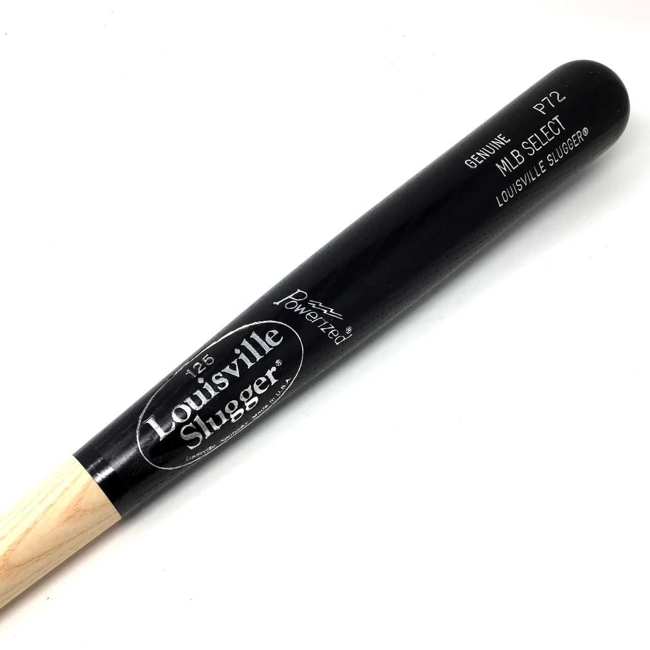 louisville-slugger-p72-mlb-select-ash-black-wood-baseball-bat-33-5-inch WBBP14P72CBK-33.5 Louisville 044277027032 The Louisville Slugger P72 Turning Model Wood Baseball Bat made famous