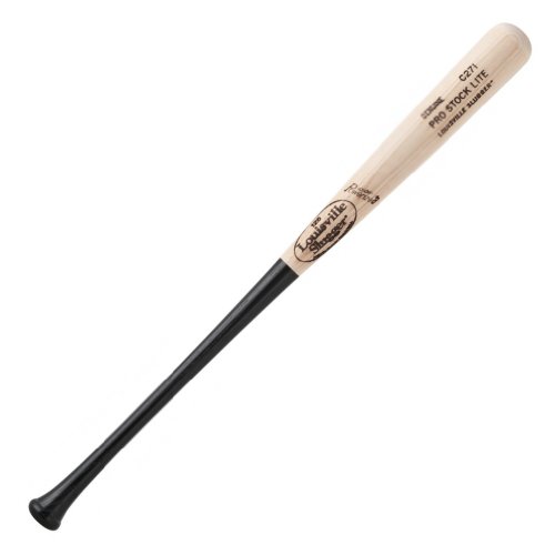 Louisville Slugger Pro Stock Lite. PLC271BU Pro Stock Lite Wood Baseball Bat. Ash Wood. Black Handle  Unfinished Smith barrel. 1516 inch Handle. Medium Barrel. C271 Turning Model. Cupped End. Pro Stock Lite Northern White Ash. Guaranteed-3 weight drop for quicker bat speed combined with a cupped end provides a really light swing weight. C271 turning model provides a large barrel and the most balanced wood bat on the market and is swung by Alex Rodriguez. Two tone black handle and unfinished barrel.