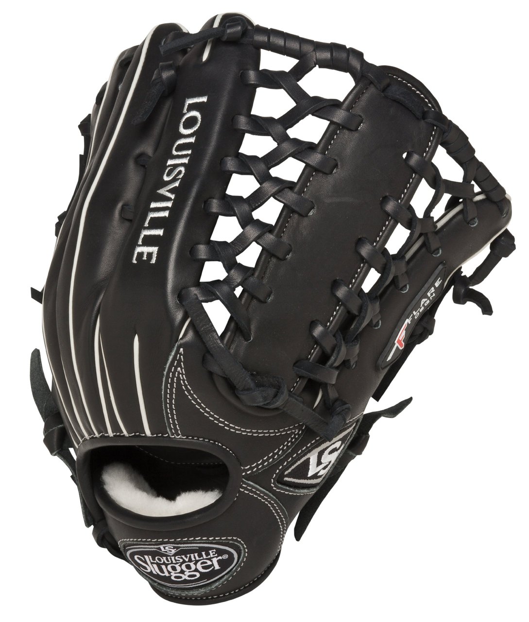 louisville-slugger-pro-flare-13-inch-outfield-baseball-glove-left-handed-throw FGPF14-BK130-Left Handed Throw Louisville 044277006556 Louisville Slugger Pro Flare 13 inch Outfield Baseball Glove Left Handed