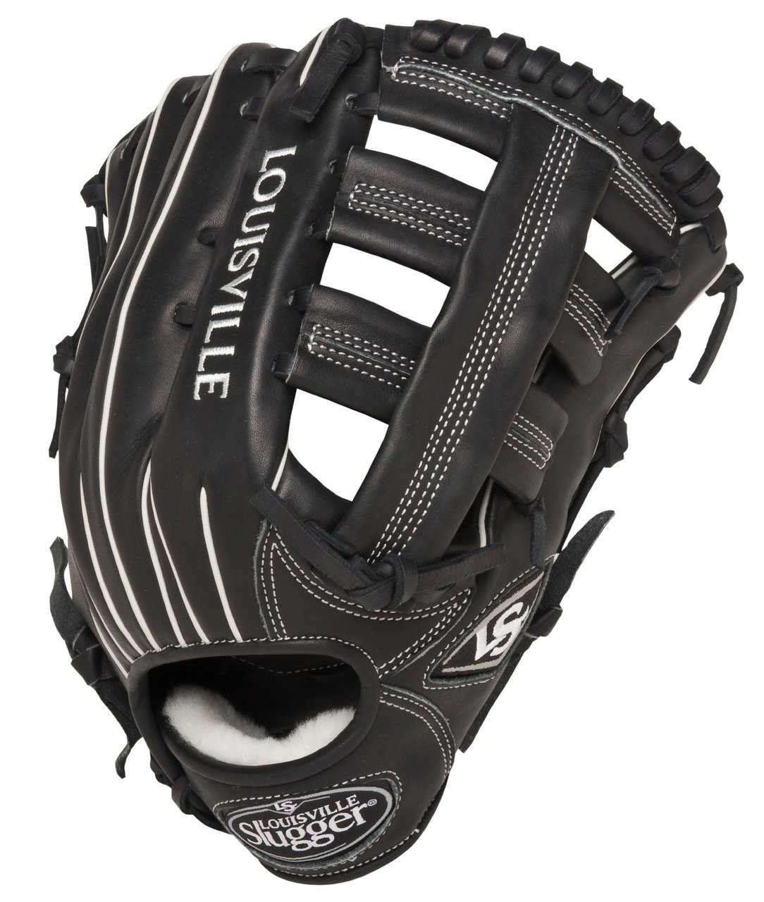 Louisville Slugger Pro Flare Black 12.75 in Baseball Glove (Left Handed Throw) : Louisville Slugger Pro Flare Fielding Gloves are preferred by top professional and college players. They are designed with the speed of the game in mind. Louisville Slugger Pro Flare gloves are designed to keep pace with the evolution of Baseball. The unique Flare design allows for quick-transfer of ball from glove to hand. Better technology, better materials and better design. There is a larger catching surface area made possible by the extra wide lacing and curved finger tips. The gloves are made from professional-grade, oil-infused leather for maximum feel and performance right off the shelf. The Louisville Slugger Pro Flare has unmatched durability and quick break-in.
