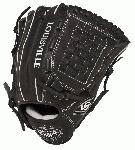 Louisville Slugger Pro Flare Black 12 inch Baseball Glove (Left Handed Throw) : Louisville Slugger Pro Flare Fielding Gloves are preferred by top professional and college players.They are designed with the speed of the game in mind. Louisville Slugger Pro Flare gloves are designed to keep pace with the evolution of Baseball. The unique Flare design allows for quick-transfer of ball from glove to hand, because every split second counts. Better technology, better materials and better design. There is a larger catching surface area made possible by the extra wide lacing and curved finger tips. The gloves are made from professional-grade oil infused leather for maximum feel and performance.