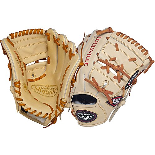 Louisville Slugger Pro Flare Cream 11.75 2-piece Web Baseball Glove (Left Handed Throw) : Designed with the speed of the game in mind. We build our fielding gloves like we build our bats: with classic design and cutting-edge technology. The Pro Flare Series combines Louisville Slugger's iconic Flare design and big league patterns with professional-grade leather. The flare technology has up to 15% wider fielding surface vs. a traditional pattern giving you just the edge you need to take your game to the next level.