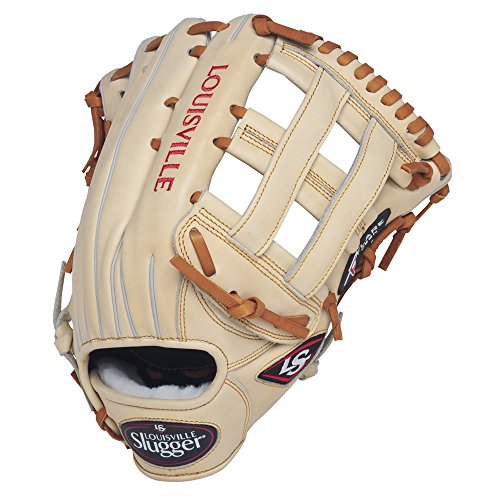 louisville-slugger-pro-flare-cream-12-75-inch-baseball-glove-left-handed-throw FGPF14-CR127-Left Handed Throw Louisville 044277051877 Louisville Slugger Pro Flare Outfield Glove. Designed with the speed of