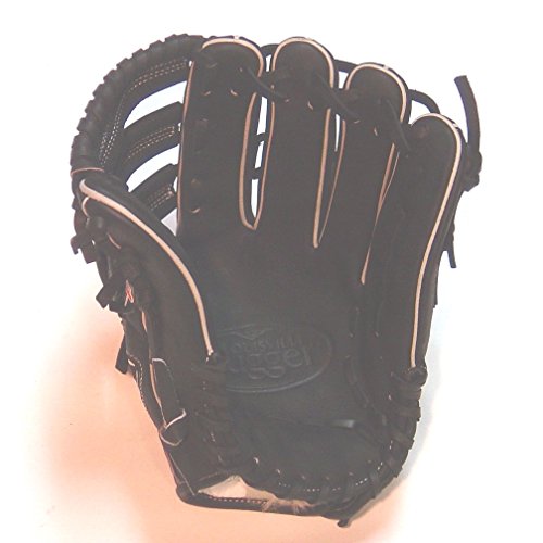 Louisville Slugger's Pro Flare Fielding Gloves are preferred by top professional and college players. They are designed with the speed of the game in mind. Louisville Slugger Pro Flare gloves are designed to keep pace with the evolution of Baseball. The unique Flare design allows for quick-transfer of ball from glove to hand, because every split second counts. Better technology, better materials and better design. There is a larger catching surface area made possible by the extra wide lacing and curved finger tips. The gloves are made from professional-grade, oil-infused leather for maximum feel and performance right off the shelf. The Louisville Slugger Pro Flare has unmatched durability and quick break-in. Professional-Grade, Oil-Infused Leather. Extra Wide Lacing. Curved Finger Tips. 12.75 Inch Outfield Pattern. Open Back. Single Bar Web.