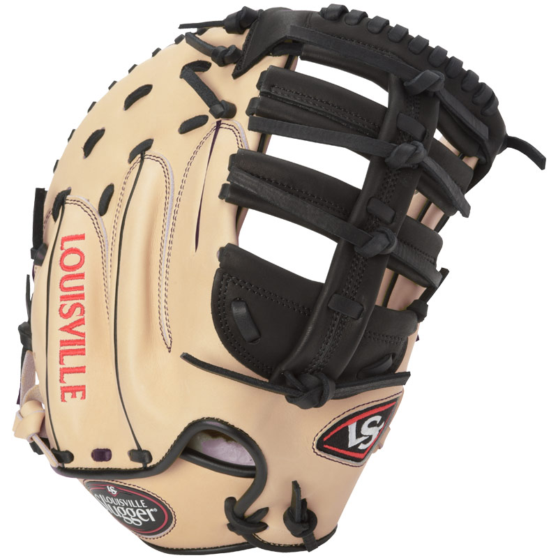 louisville-slugger-pro-flare-first-base-mitt-cream-black-left-hand-throw FGPF14-CRFBM2-LeftHandThrow Louisville 044277133085 Designed with the speed of the game in mind. Louisville Slugger