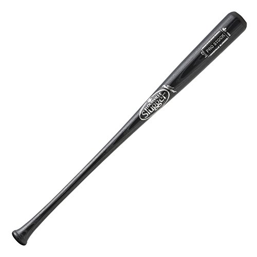 Louisville Slugger Pro Stock C271 Black Wood Baseball Bat (32 inch) : The Louisville Slugger Pro Stock Wood Bat Series is made from Northern White Ash, the most common and dependable wood on the market. The bat's medium barrel and Pro Cupped end give it a greater hitting zone and balanced swing weight for a quicker, more powerful swing. The Louisville Slugger Pro Stock Wood Bat Series is ideal for high school, college, adult senior league and minor league professional baseball  practice on wood, and save your high-dollar metal bats for the game.