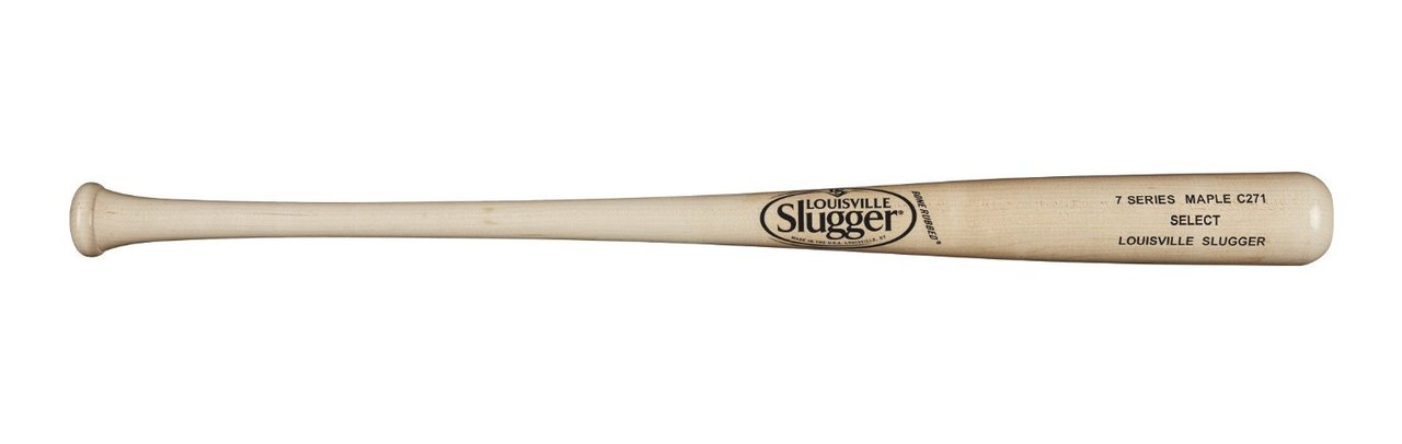 The C271 is Louisville Slugger s most popular turning model at the Major League level and is the base model used to create all medium barrel turning models. This version features a natural high-gloss finish. Like the M110 the C271 uses our densest starting billet giving this model consistent hardness. A standard handle medium barrel and max knob taper create a versatile bat conducive to power hitters and contact hitters alike. more %2BSeries 7 Select Maple Bone Rubbed Cupped Medium Barrel Standard Handle Swing Weight - Most Balanced Turning model C271