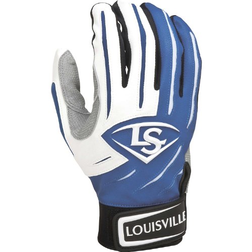Louisville Slugger Series 5 Pro Batting Gloves Professional Design & Look.Louisville Slugger Series 5 Pro Batting Gloves feature: Embossed goatskin palm for best grip Lycra stretch zones maximize fit Elastic stretch Velcro wrist strap ensures secure wear Pro design Sold as a pair.