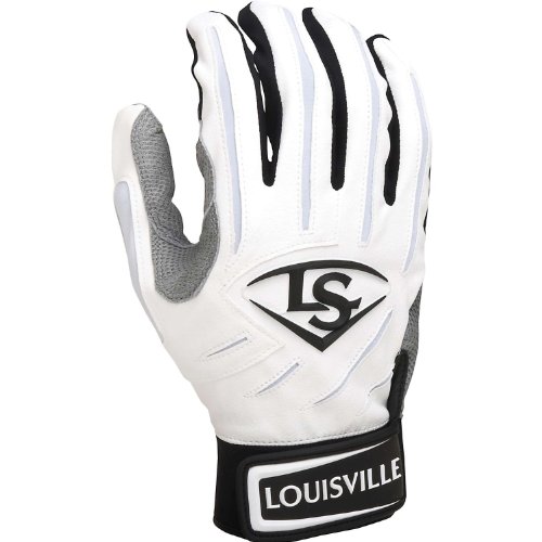 Louisville Slugger Series 5 Pro Batting Gloves Professional Design & Look.Louisville Slugger Series 5 Pro Batting Gloves feature: Embossed goatskin palm for best grip Lycra stretch zones maximize fit Elastic stretch Velcro wrist strap ensures secure wear Pro design Sold as a pair.